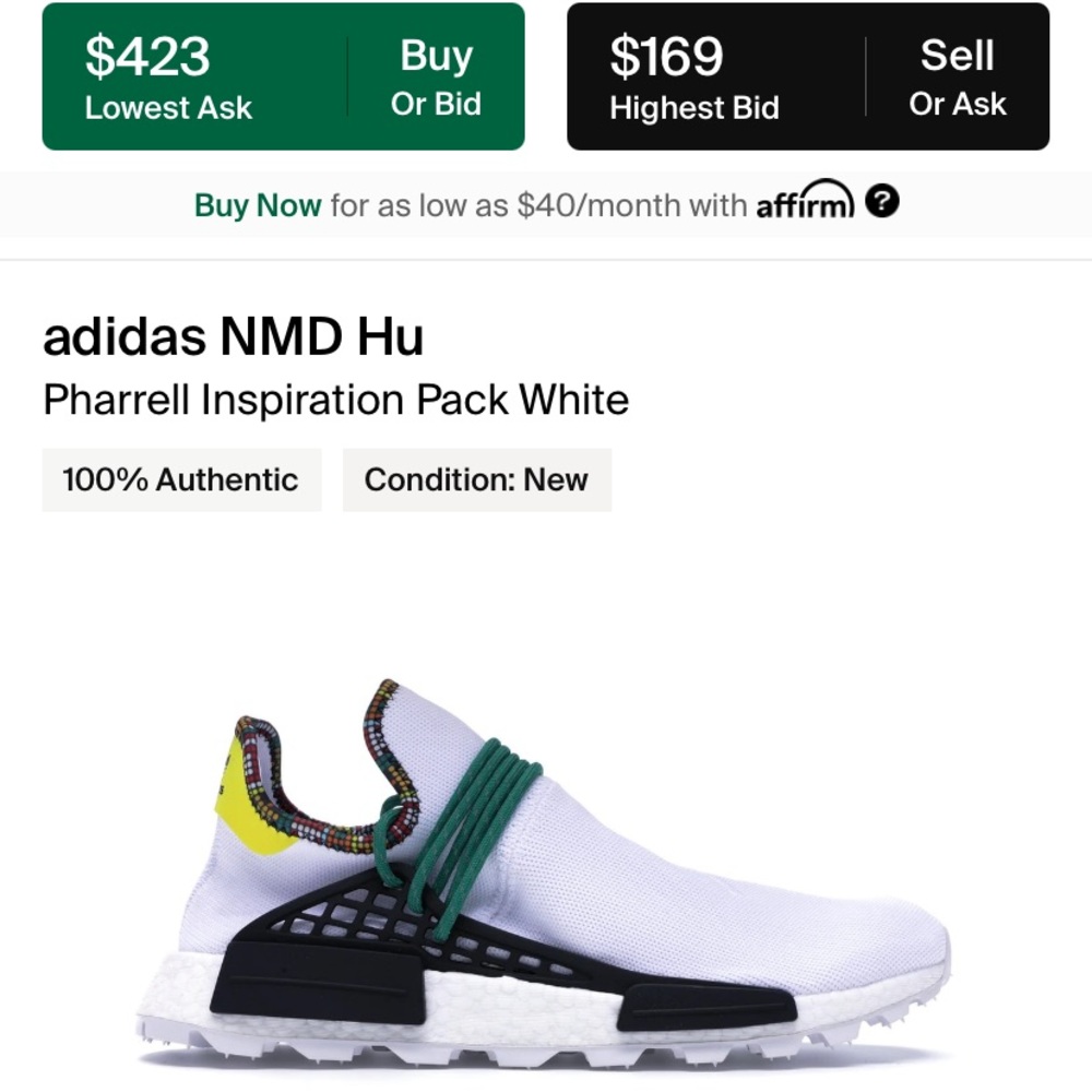 Adidas NMD x Pharrell Human Race Inspiration Pack White